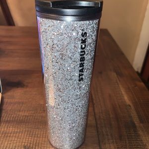 Starbucks Silver Glitter Tumbler